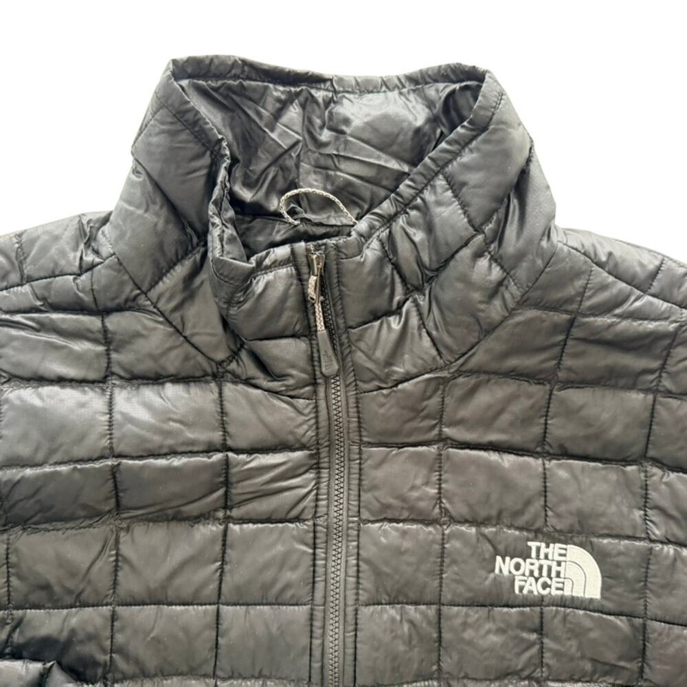 The North Face Men's Thermoball Puffer Jacket Black Large TNF Light Packable - Picture 2 of 9